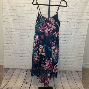 Willow and Clay Floral Flowy Spaghetti Strap Dress